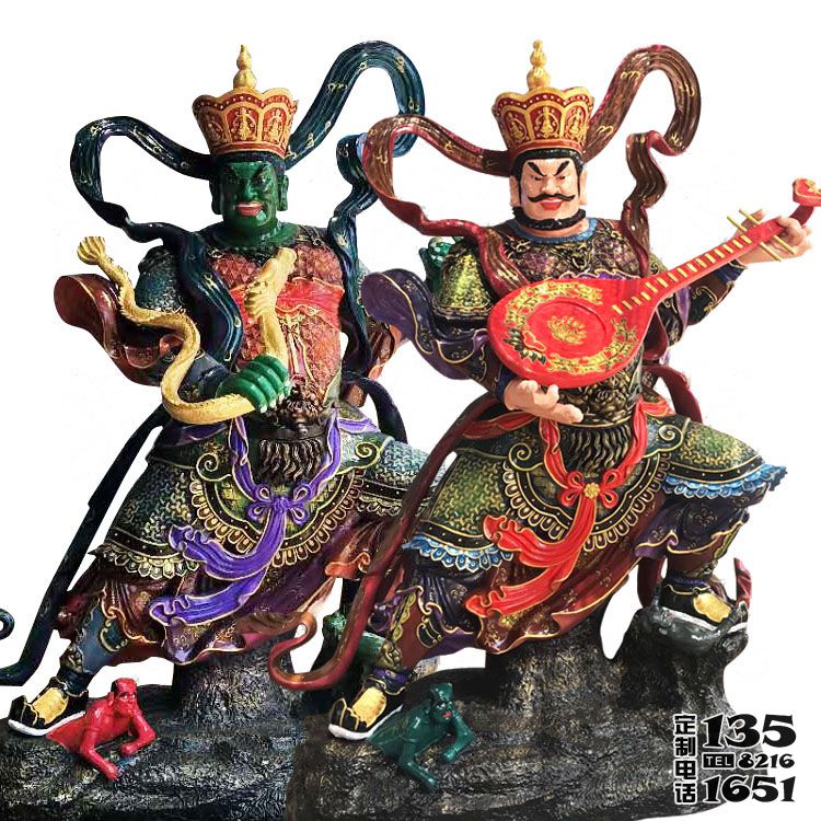 玻璃鋼彩繪寺廟護法神佛八大金剛雕塑 玻璃鋼彩繪寺廟護法神佛八大金剛雕塑