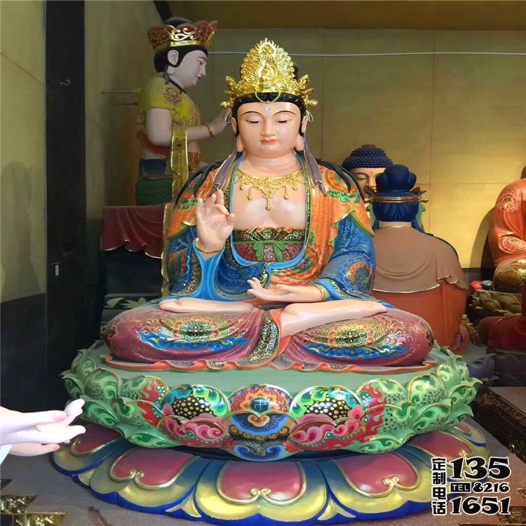 景區(qū)玻璃鋼彩繪佛像三圣雕塑 景區(qū)玻璃鋼彩繪佛像三圣雕塑