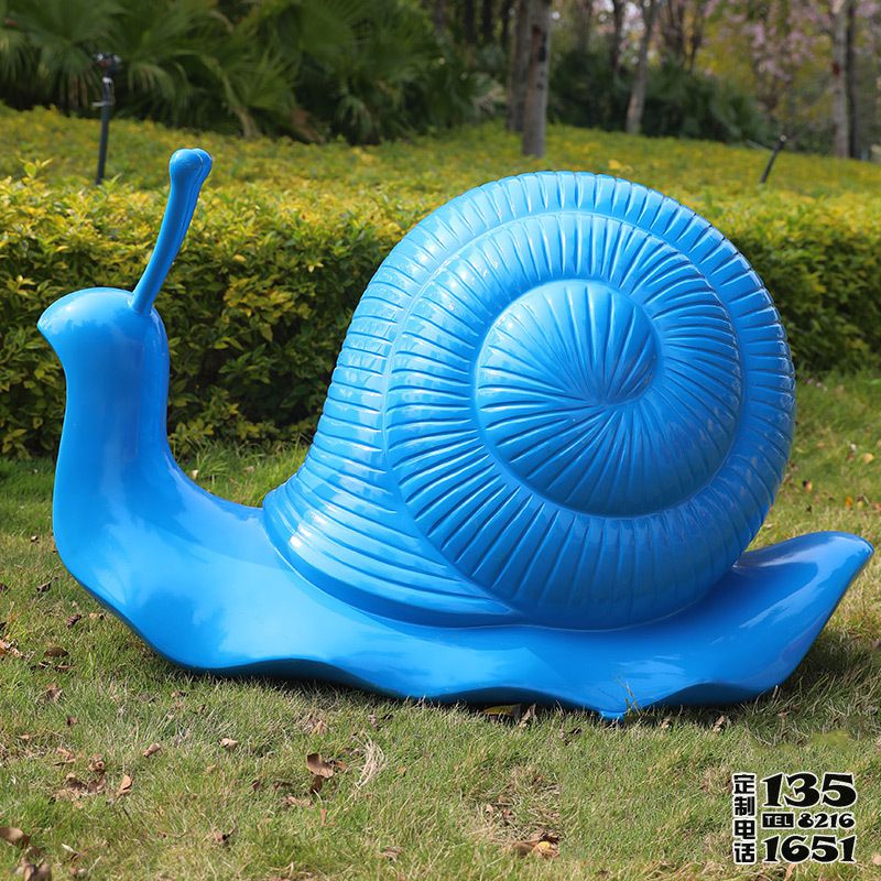 公園草坪玻璃鋼仿真蝸牛雕塑 公園草坪玻璃鋼仿真蝸牛雕塑