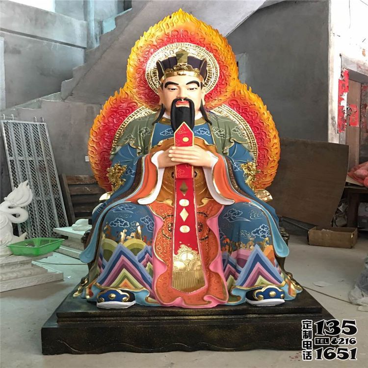 景區(qū)戶外大型玻璃鋼彩繪神佛東岳大帝雕塑 景區(qū)戶外大型玻璃鋼彩繪神佛東岳大帝雕塑