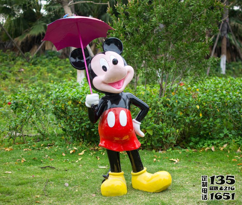 公園景區(qū)玻璃鋼彩繪米老鼠米奇雕塑 公園景區(qū)玻璃鋼彩繪米老鼠米奇雕塑