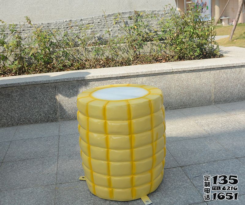 公園創意玻璃鋼仿真玉米座椅雕塑 公園創意玻璃鋼仿真玉米座椅雕塑