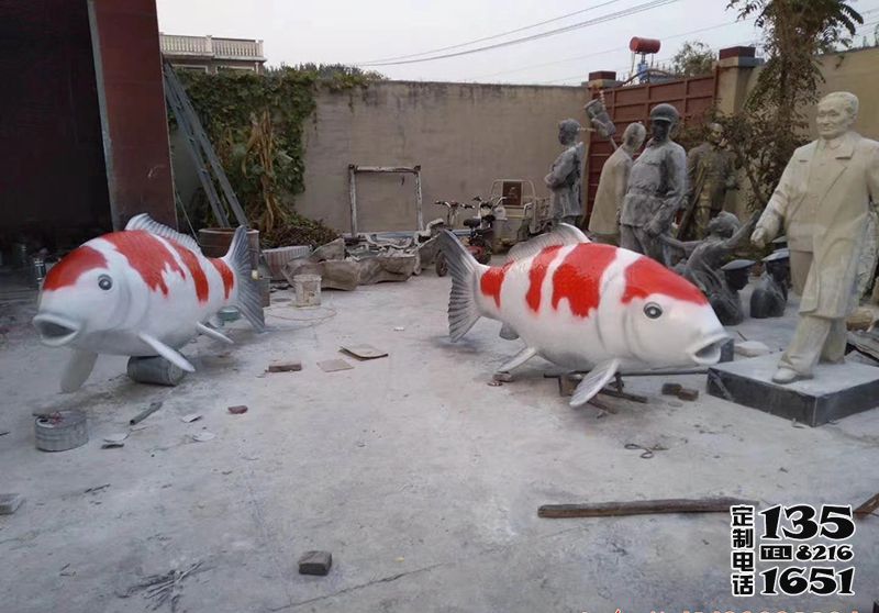 公園景區(qū)創(chuàng)意玻璃鋼彩繪仿真魚雕塑 公園景區(qū)創(chuàng)意玻璃鋼彩繪仿真魚雕塑