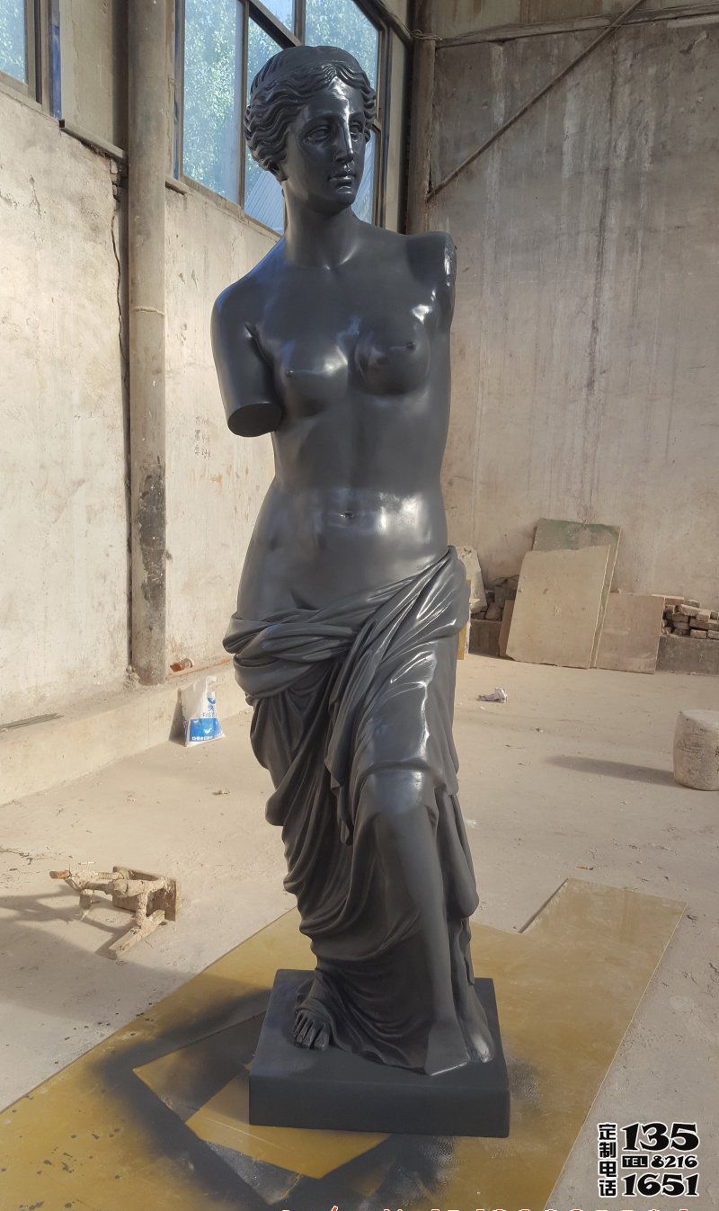 玻璃鋼仿銅斷臂維納斯雕塑 玻璃鋼仿銅斷臂維納斯雕塑