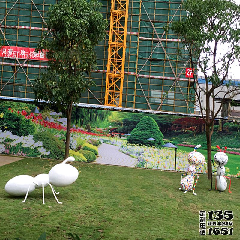 游樂場(chǎng)玻璃鋼卡通動(dòng)物螞蟻雕塑 游樂場(chǎng)玻璃鋼卡通動(dòng)物螞蟻雕塑