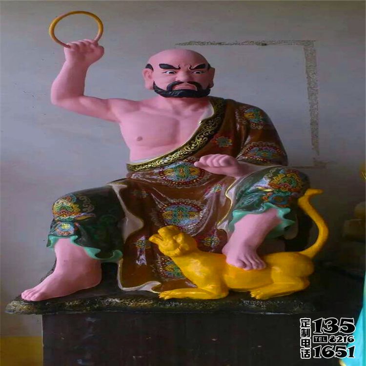 玻璃鋼彩繪景區大型景觀十八羅漢雕塑 玻璃鋼彩繪景區大型景觀十八羅漢雕塑