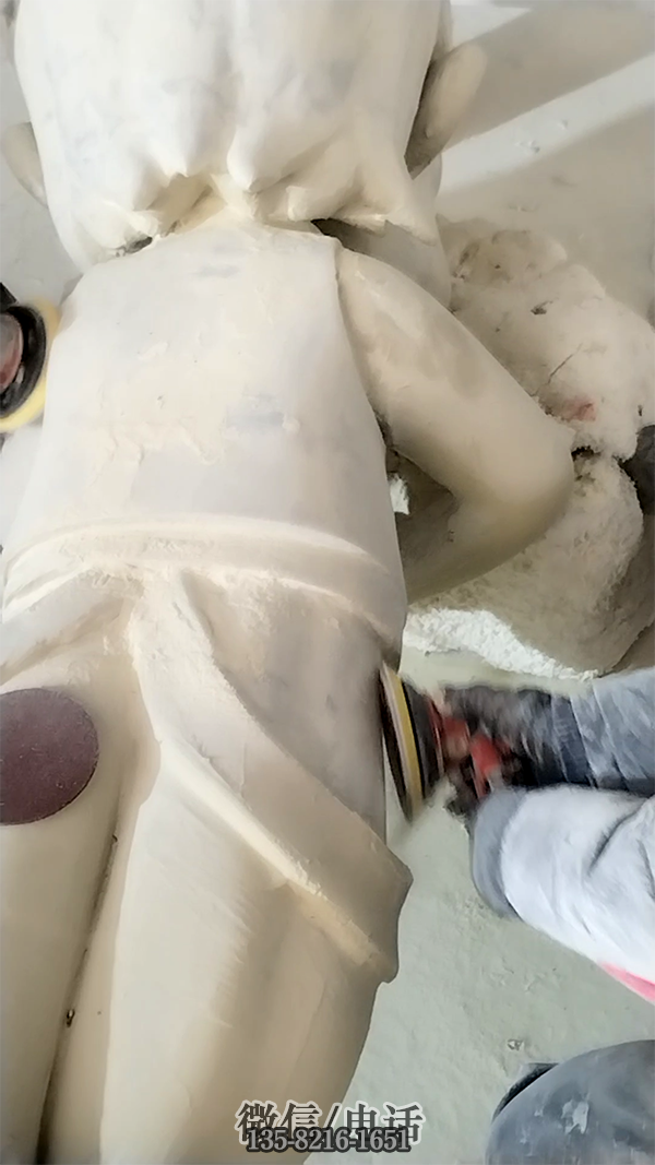 哪吒雕塑拋光打磨 哪吒雕塑拋光打磨